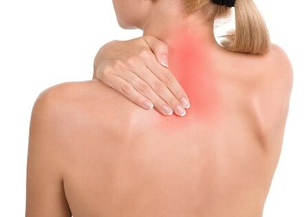 Dolor de cuello con osteocondrosis. 