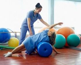 Terapia de ejercicios para la osteocondrosis.
