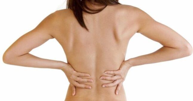 Osteocondrosis mamaria en una mujer. 